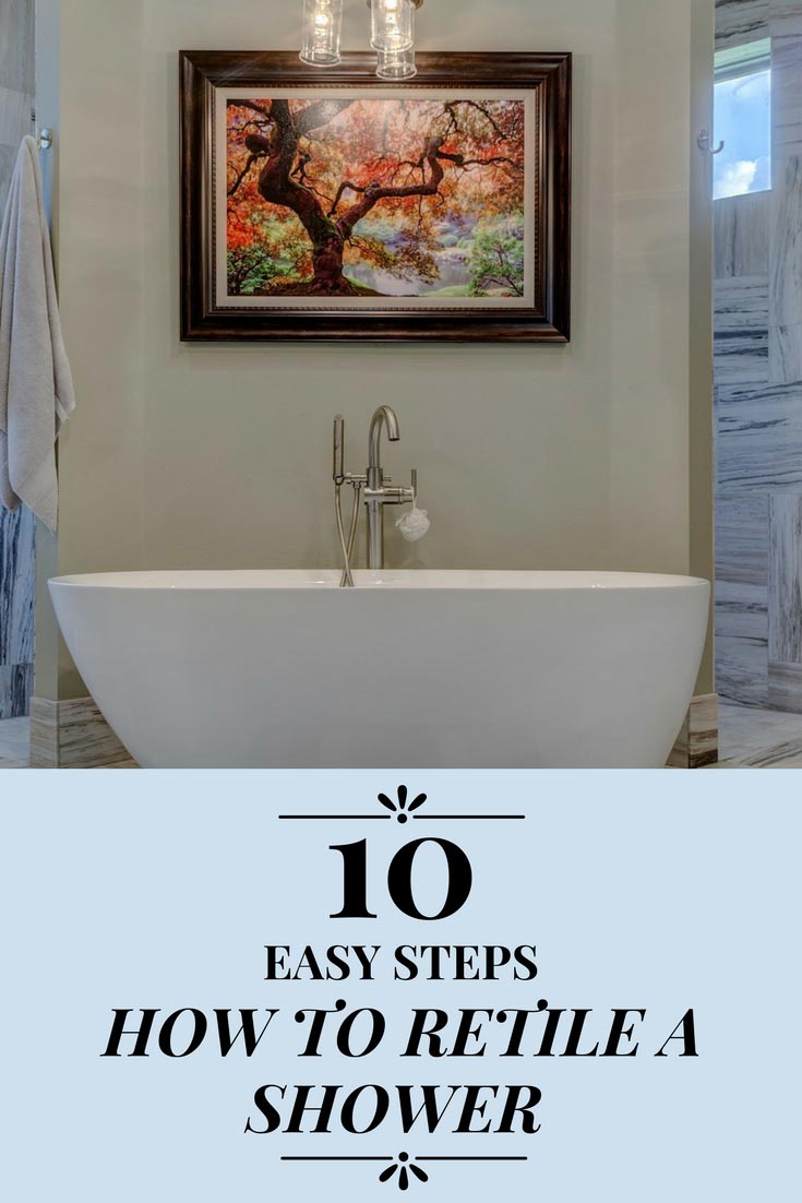 Learn How To Retile A Shower In 10 Easy, Can I Retile My Bathroom Myself