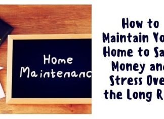 Maintain Your Home