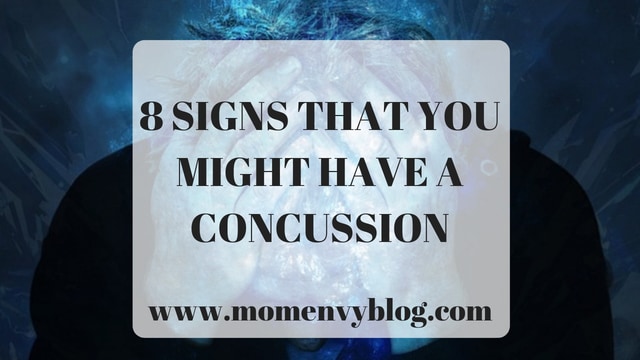 8 SIGNS THAT YOU MIGHT HAVE A CONCUSSION