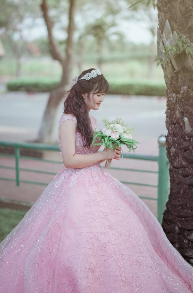 Light Pink Wedding Dresses For Girls