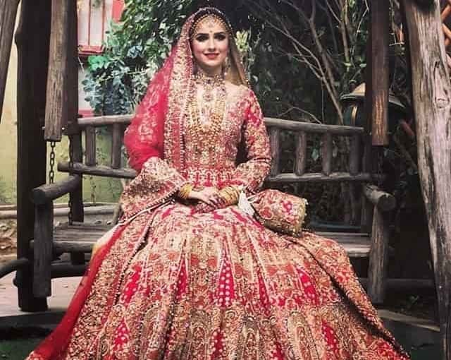 Red Pakistani Wedding Dress