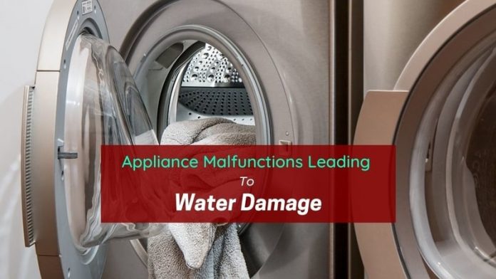 Appliance Malfunctions Leading To Water Damage