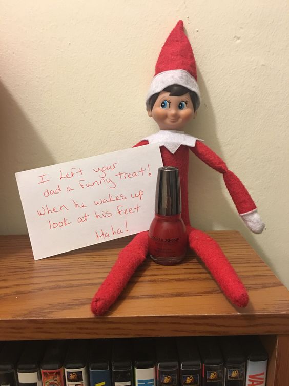 Lazy Easy Elf on the Shelf Ideas