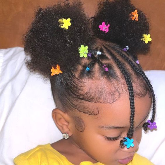 flower girl hairstyles for black toddlers