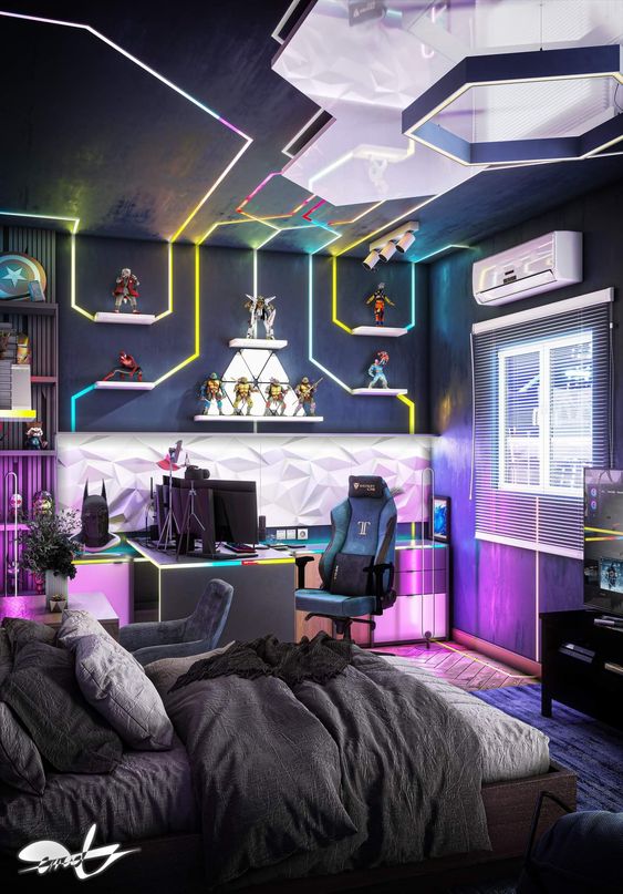 Gaming Bedroom Design