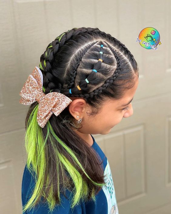 Rubber band hairstyles for kids