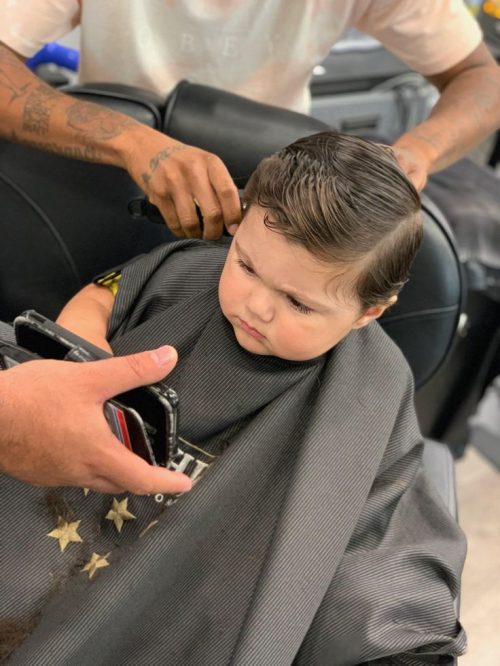 baby first haircut