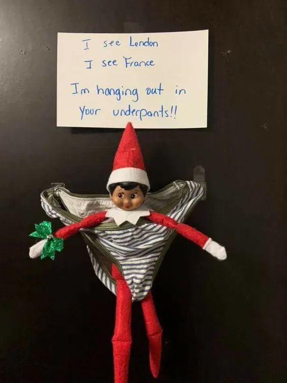 Funny and Easy Elf-on-the-Shelf Ideas