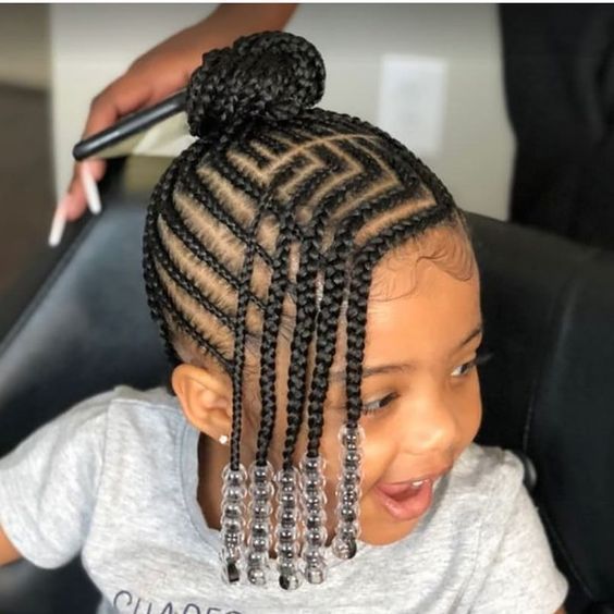 hairstyle for black baby girl short hair