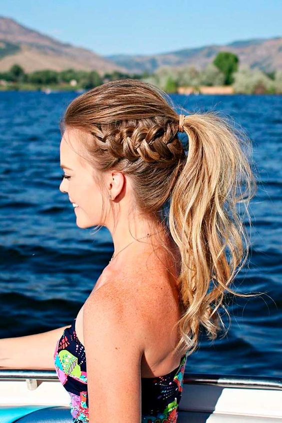 hairstyles for swimming easy
